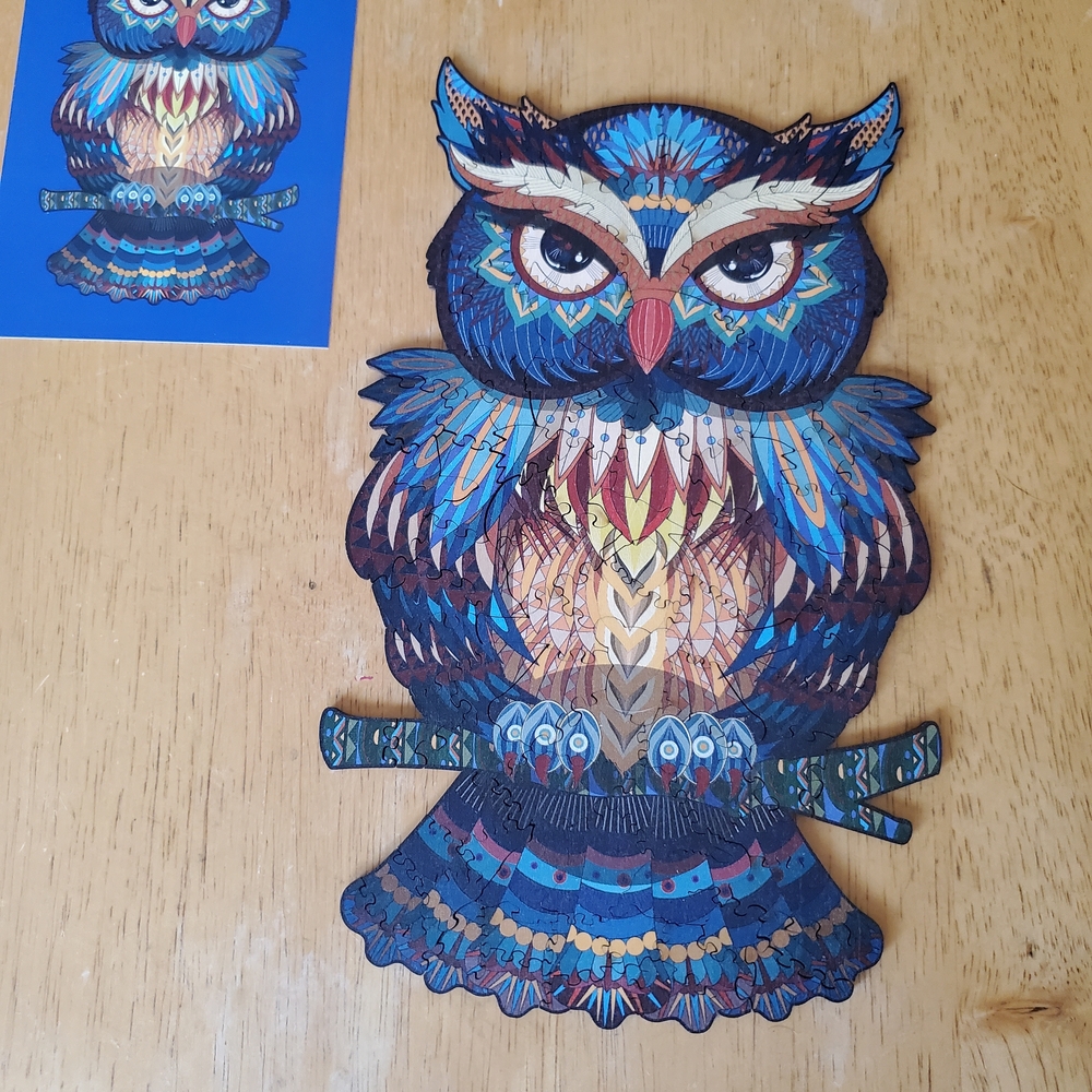 Wooden Owl Puzzle